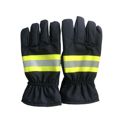 Firefighter Work Gloves Nomex Aramid Five-Finger Waterproof Breathable Flame Resistant 4 Protection for Emergency Firefighting