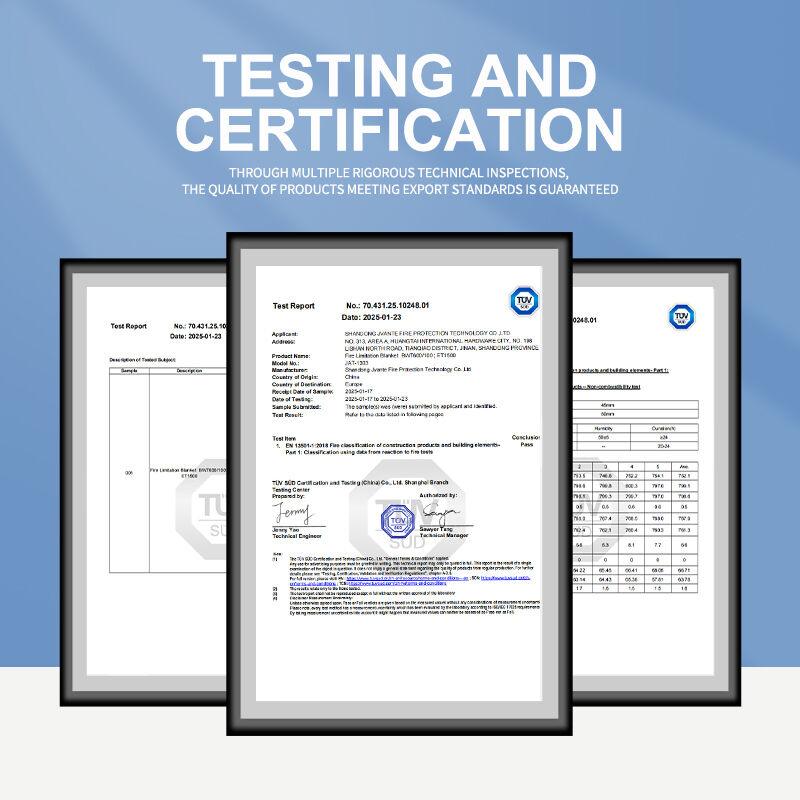 Fiberglass Fire Blanket JAT-301 6x8m 550gsm High Temperature Resistant 500-700°C For Kitchen Lab Industrial Emergency Safety