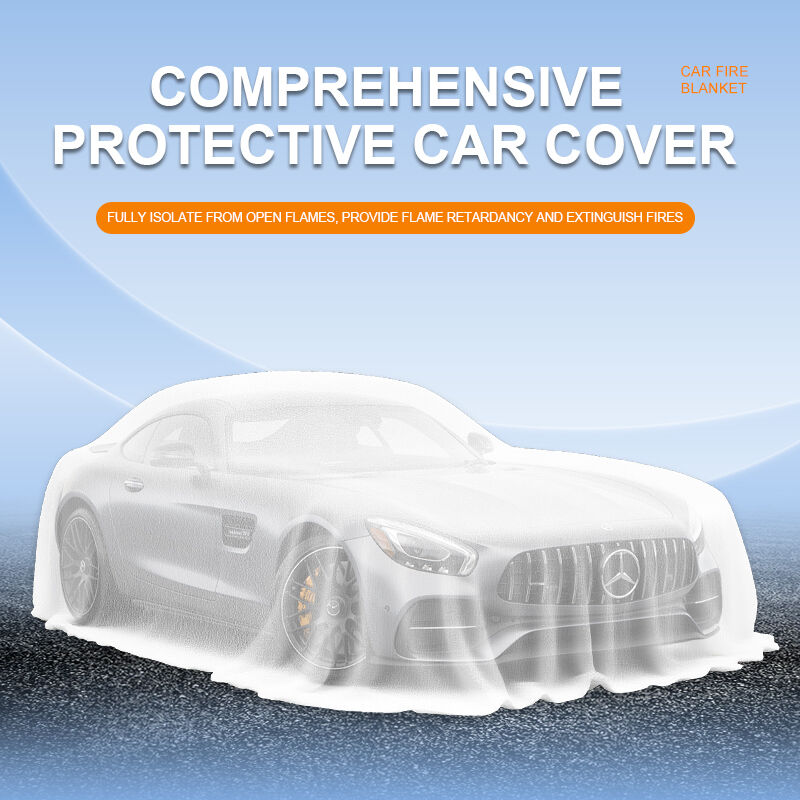 Fiberglass Fire Blanket JAT-301 6x8m 550gsm High Temperature Resistant 500-700°C For Kitchen Lab Industrial Emergency Safety