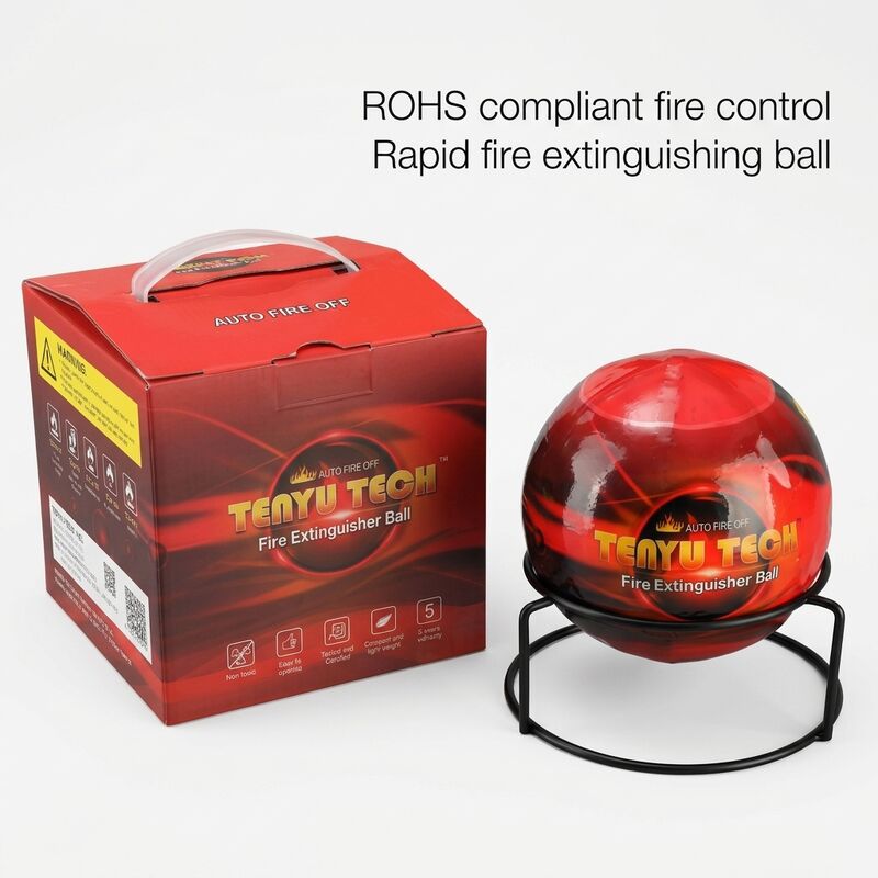 Rohs Fire Extinguisher Ball Auto Fire Off Ball Dia 15cm Activate Within 3 Seconds