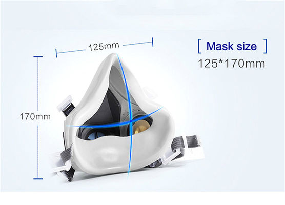 TTR ABS Acil Kaçış Ekipmanı Hava Filtrasyonu İçin Yarı Yüz Gaz Maske