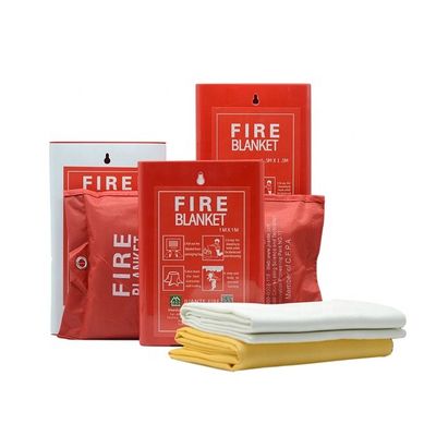 Hafif 1.2*1.2 cam lif ateş battaniyesi battaniyesinin ağırlığı 0.7 kg